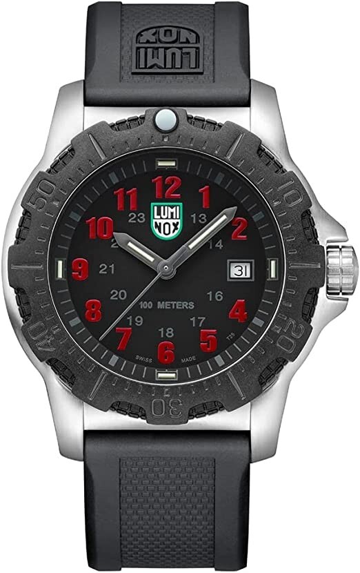 LUMINOX MANTA RAY X2.2145 45MM Quadrante Nero 100M OROLOGIO DA UOMO Nuovo