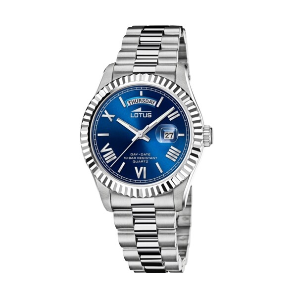LOTUS WATCHES Mod. FREEDOM Day Date BLUE 14245373