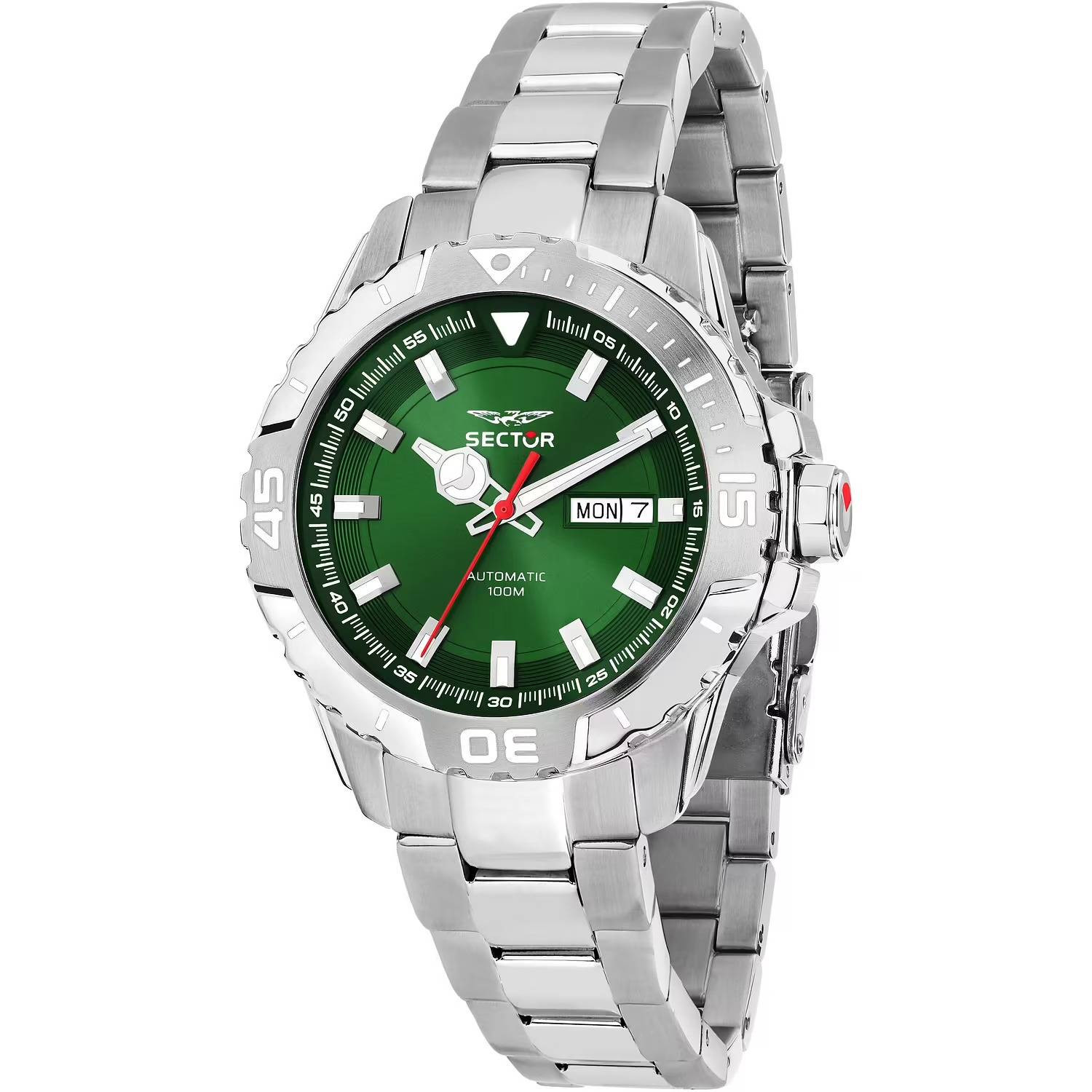 Orologio Sector Legend Automatico R3223135006 Watch Acciaio Verde Uomo 43mm