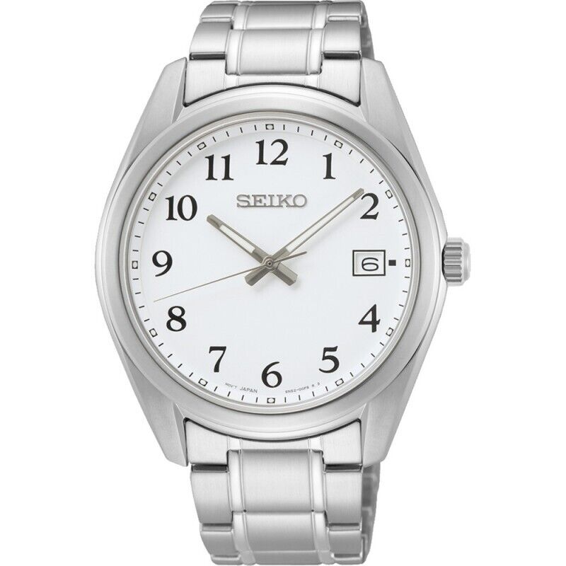 Orologio seiko solo tempo uomo in acciaio 40mm SUR459P1