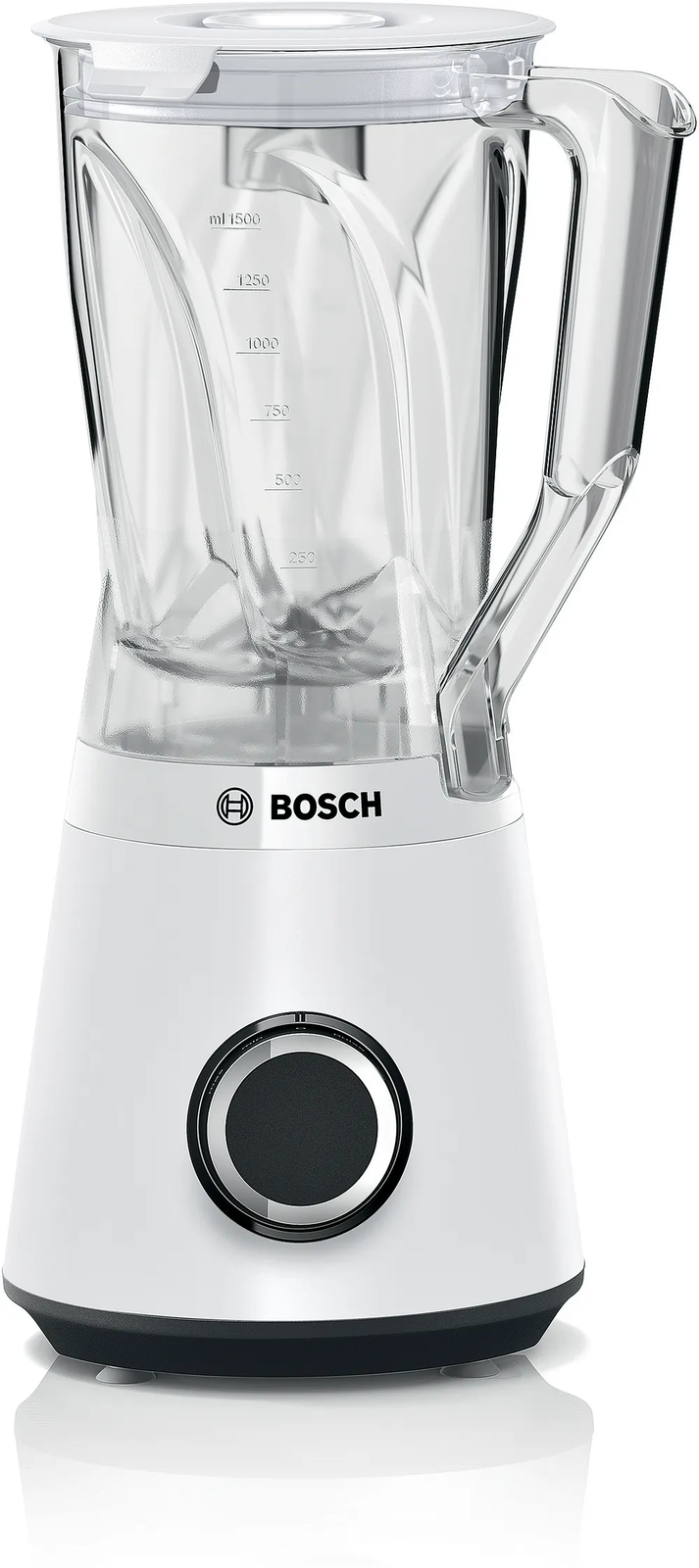 Bosch Frullatore con Bicchiere 1.5 Litri 1200 Watt 2 Velocità Bianco MMB6141W