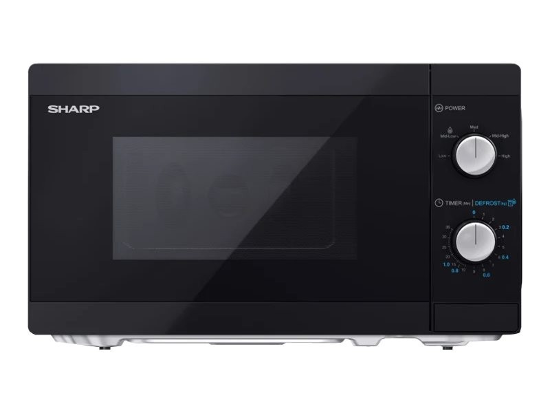 Sharp YC-MS01E-B Superficie piana Solo microonde 20 L 800 W Manopola Nero