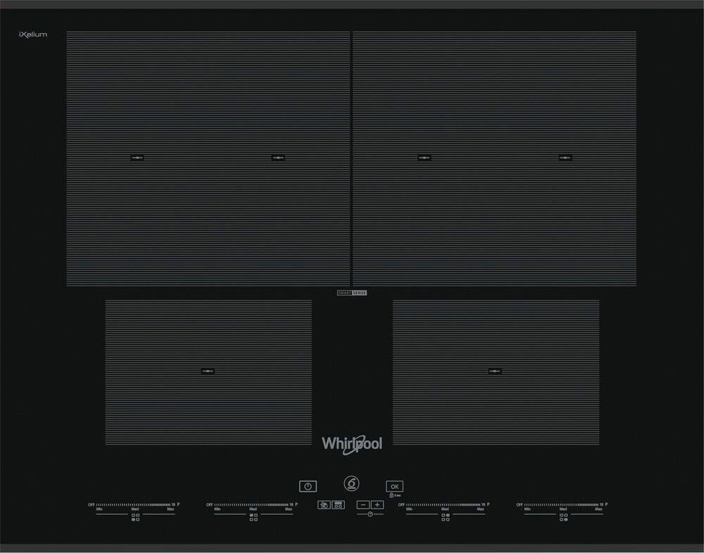 Piano Cottura Induzione 4 Fuochi WHIRLPOOL Elettrico Incasso 65 cm SMO654OFBTIXL
