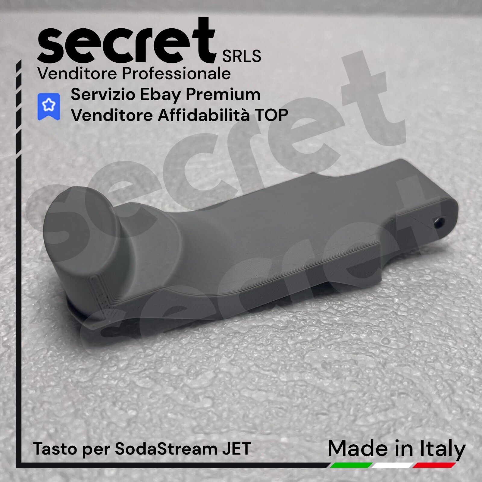 Pulsante SodaStream JET Tasto Ricambio Levetta Gasatore Soda Stream Bottone Gas