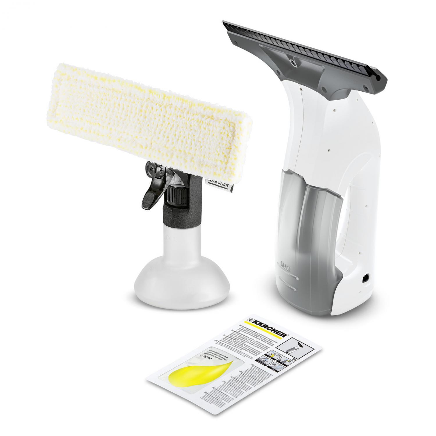 Lavavetri Aspiragocce Portatile Autonomia 25 min Bianco/Nero WV1 PLUS EU Karcher
