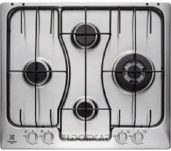 Electrolux RGG 6243 LOX Built-in Gas Stainless steel hob - hobs (Built-in, Gas,