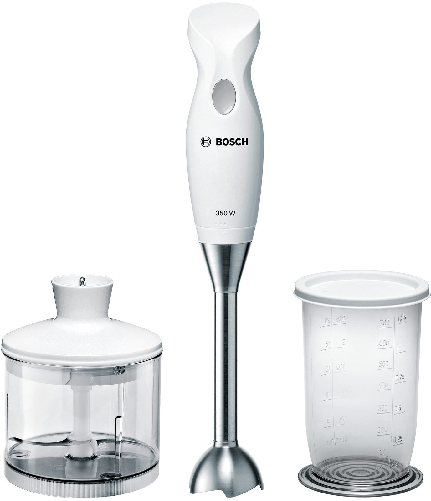 Bosch Elettrodomestici MSM6B500 CleverMixx Mixer a Immersione, 350 W, 1 Liter, 1
