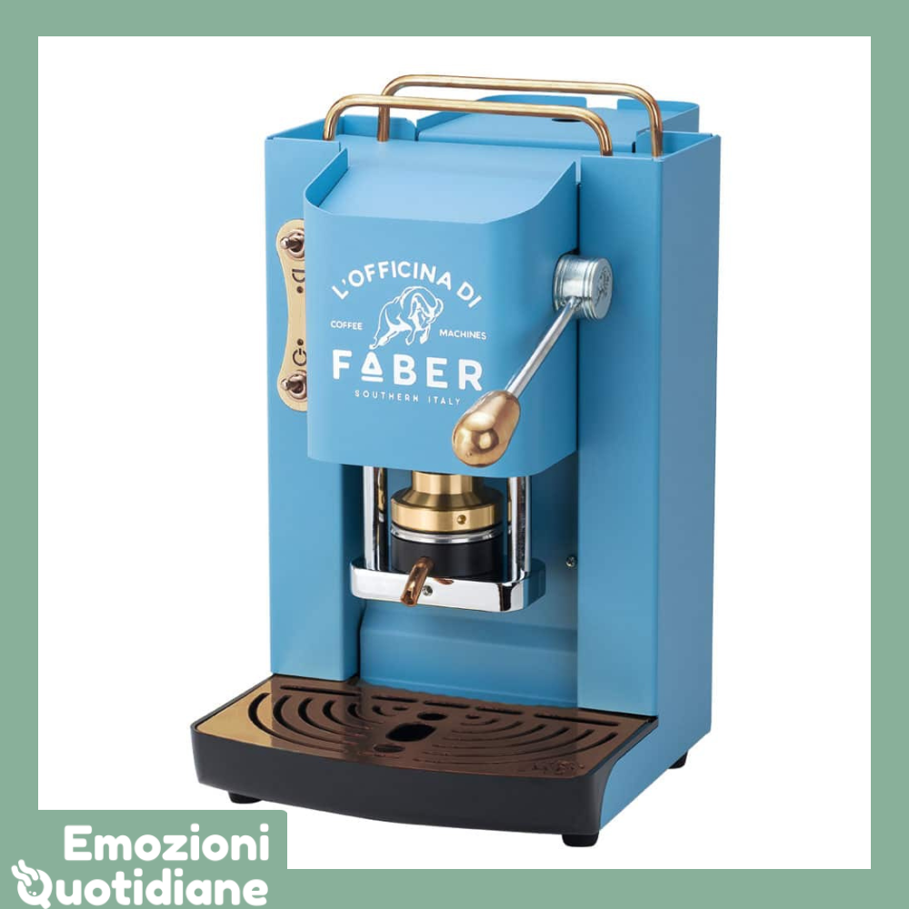Faber Pro Deluxe | Macchina caffè a cialde Ese 44mm con pressacialda Ottone