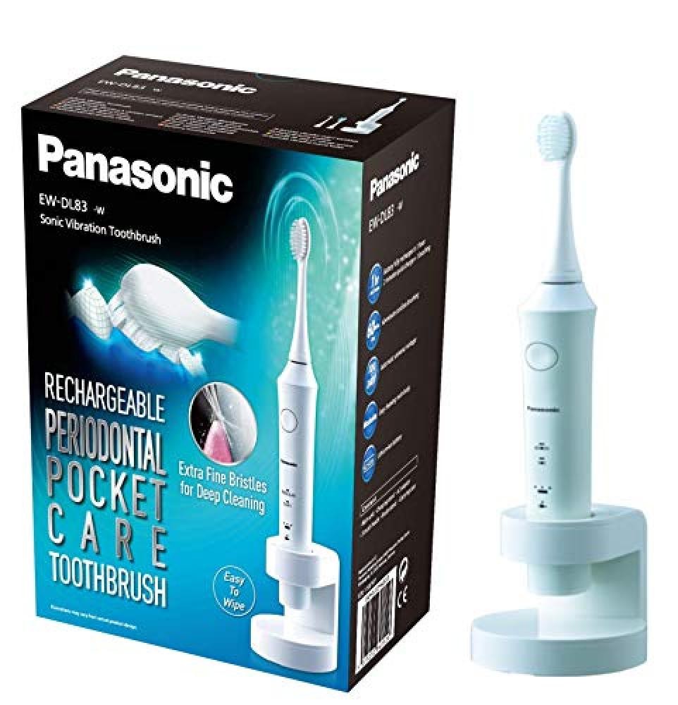 Panasonic EW-DL83-W803 EW-DL83-W803-Spazzolino Dentale a Vibrazioni soniche, Bia
