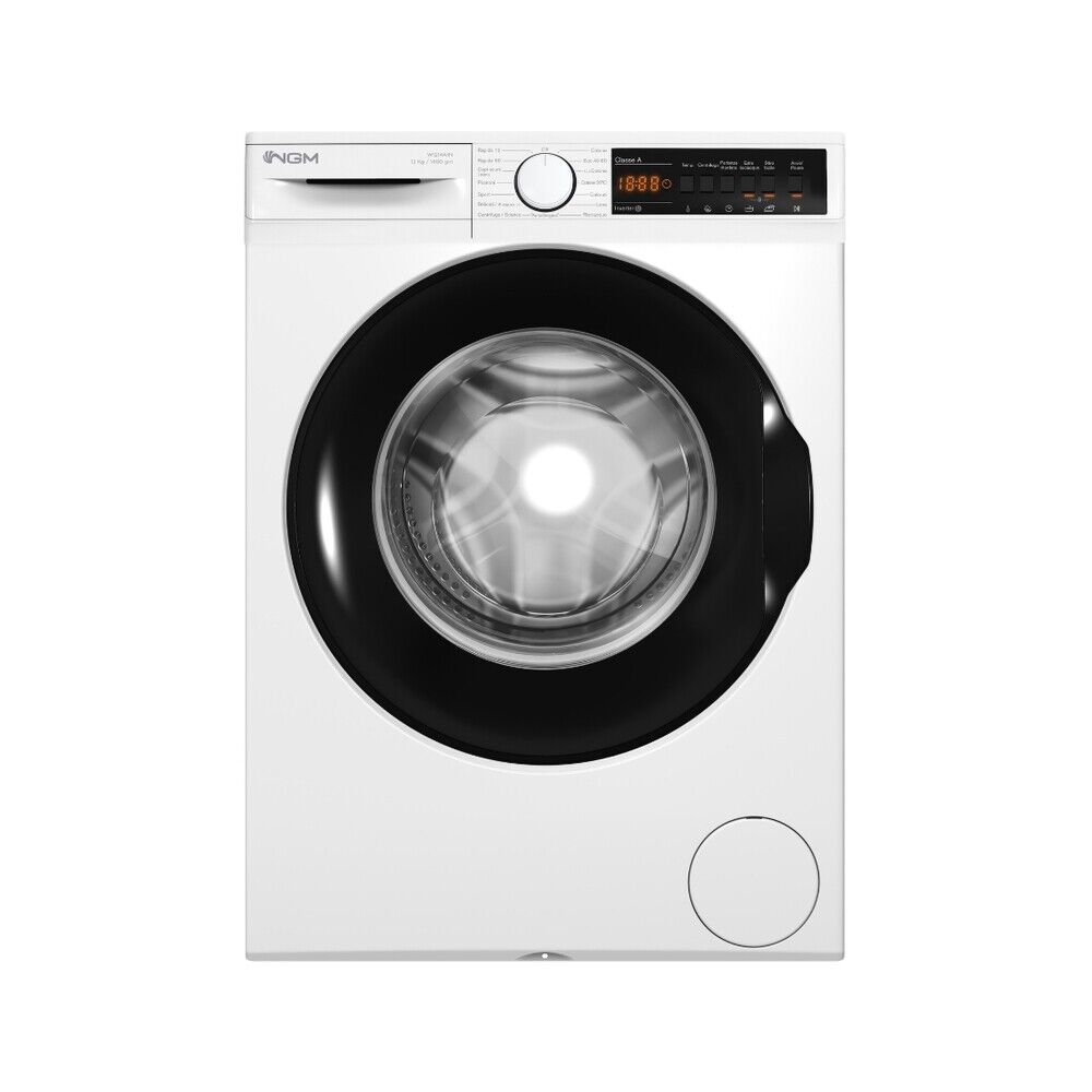Ngm Lavatrice 12 Kg Classe A 63 cm Centrifuga 1400 giri Inverter Bianco W1214AIN