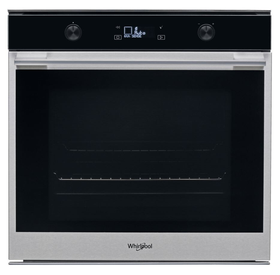 Whirlpool W7 OM5 4S H - W7OM54SH Forno da Incasso Estetica W7, Vetro nero e corn