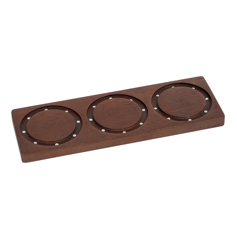 58mm Solid Wood Coffee Powder Bowl Storage Board Magnetic Wall Mounted Stor3457