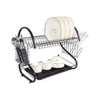 mellerware Black drying rack 43 cm MR-1025-43 Maestro MR-1025-43-BLACK