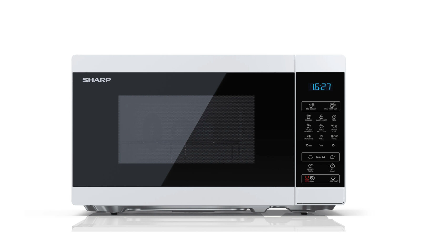Sharp Forno a Microonde Combinato con Grill 20 litri 800 watt Bianco YC-MG02EW