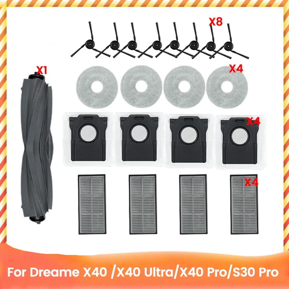 2X(21 Pezzi di Ricambio per Aspirapolvere per  X40/X40 Ultra/X40 Pro/S30 Pr1647