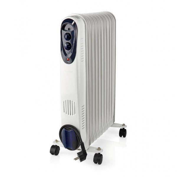 Nedis HTOI30WT11 stufetta elettrica Interno Bianco 2500 W Riscaldatore ambiente
