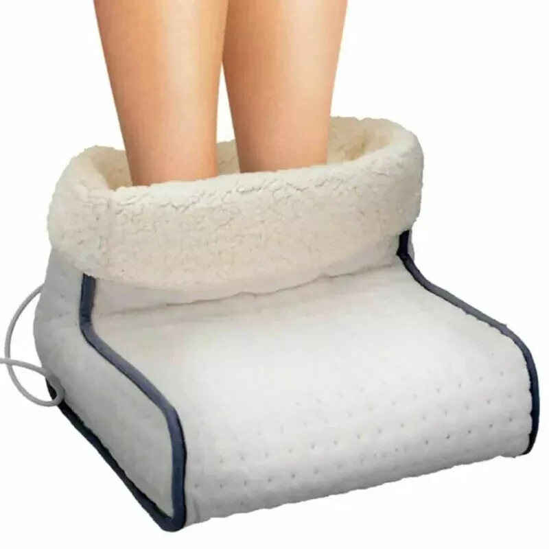 Scaldapiedi Elettrico Riscalda Piedi Telecomando Fodera Lavabile 100 Watt HM8750