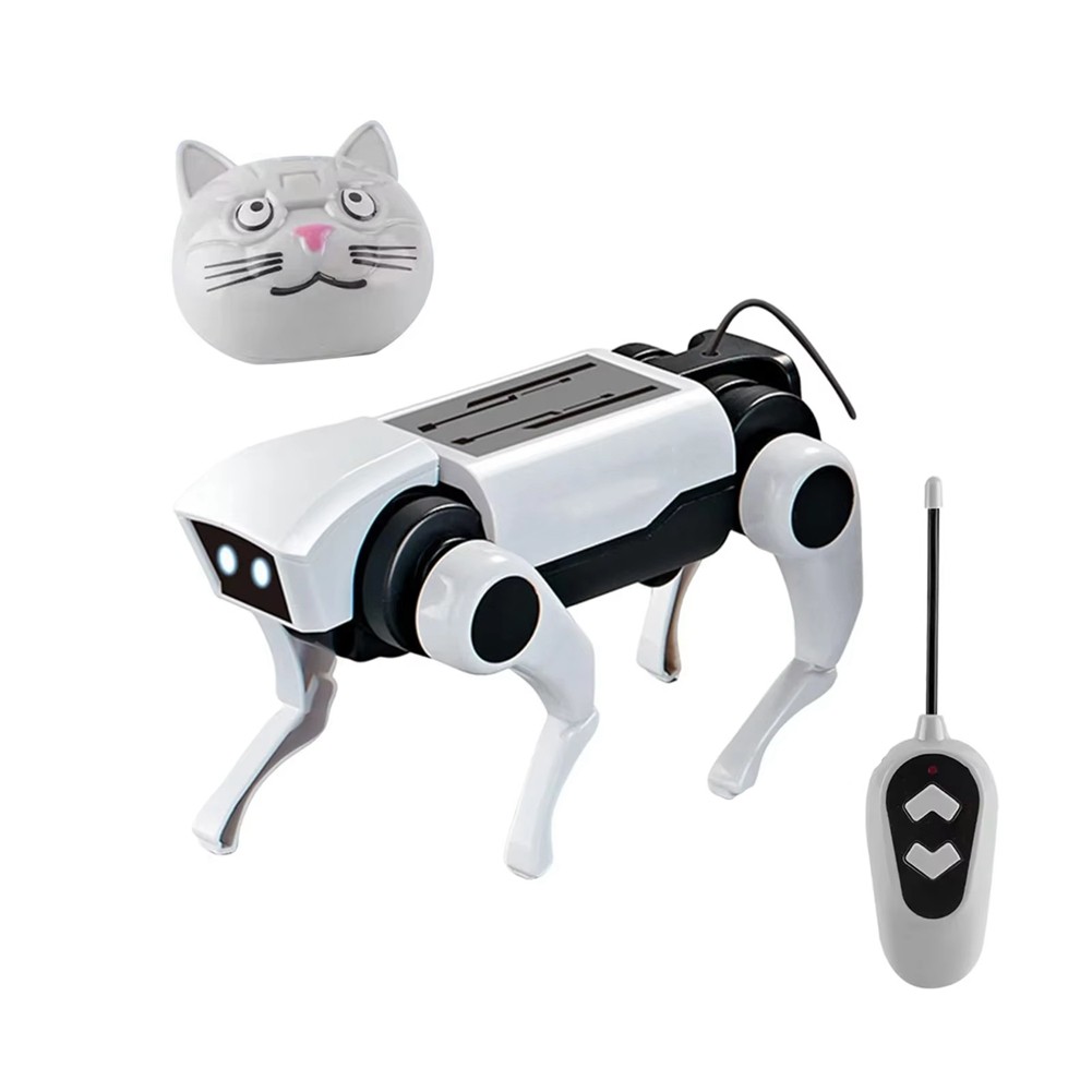 Robot Rc Cane Meccanico Giocattolo Telecomandato per Bambini Scienza Insegn5541