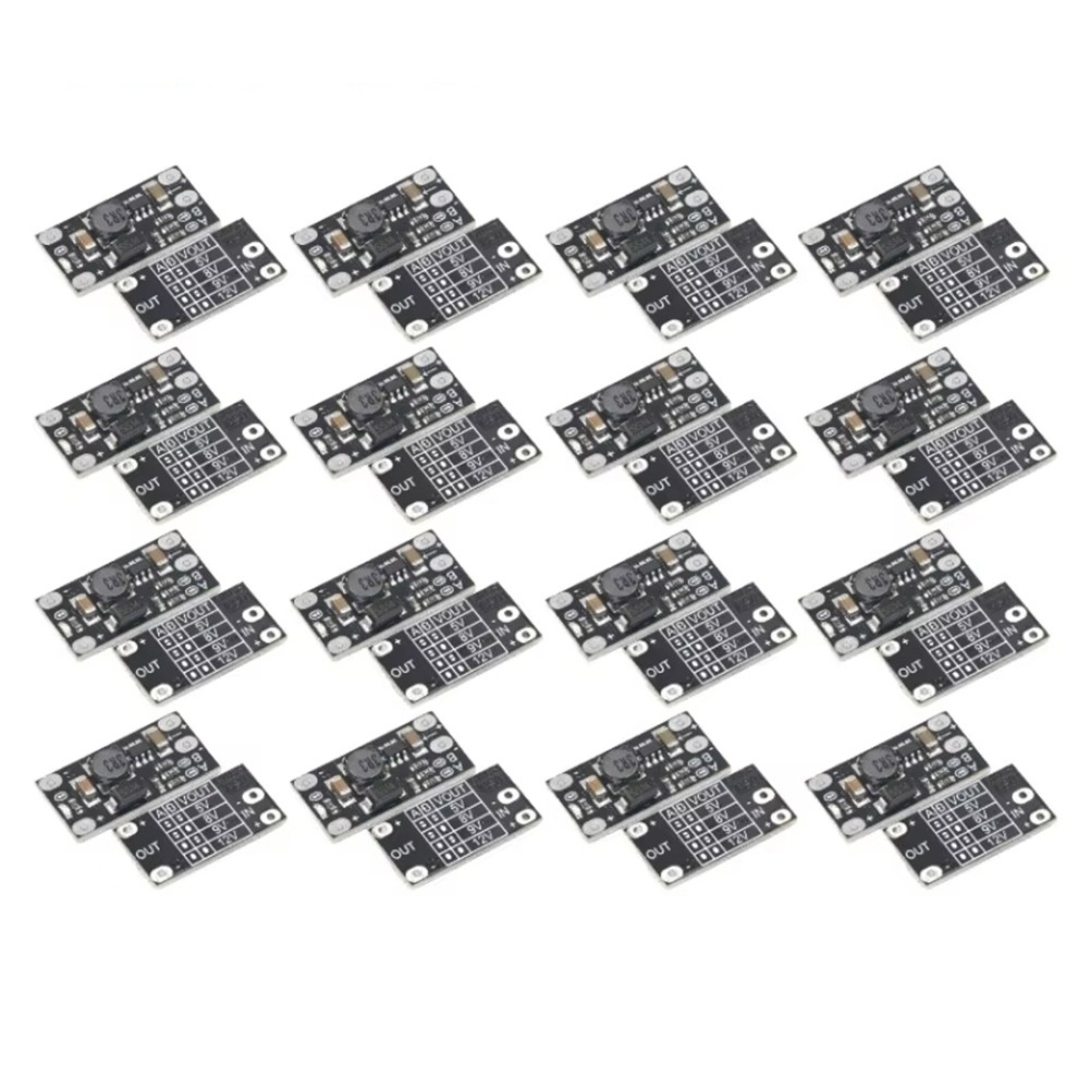 20 Pezzi 3.7V A 12V  DC Boost Converter Board Uscita 5V/8V/9V/12V DC Step  9536
