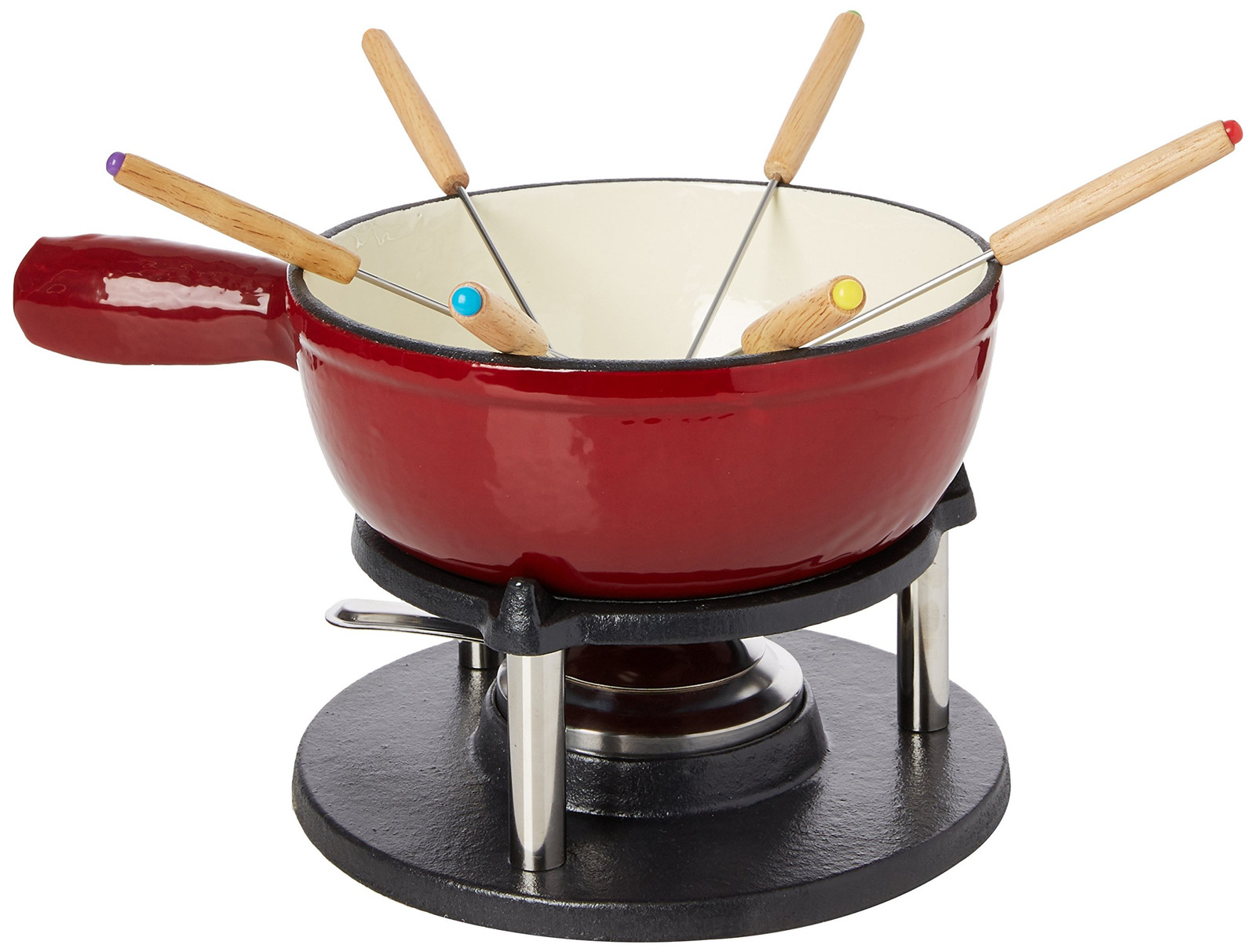 Baumalu 385052 Käsefondue-Set, emailliertes Gusseisen (l4P)