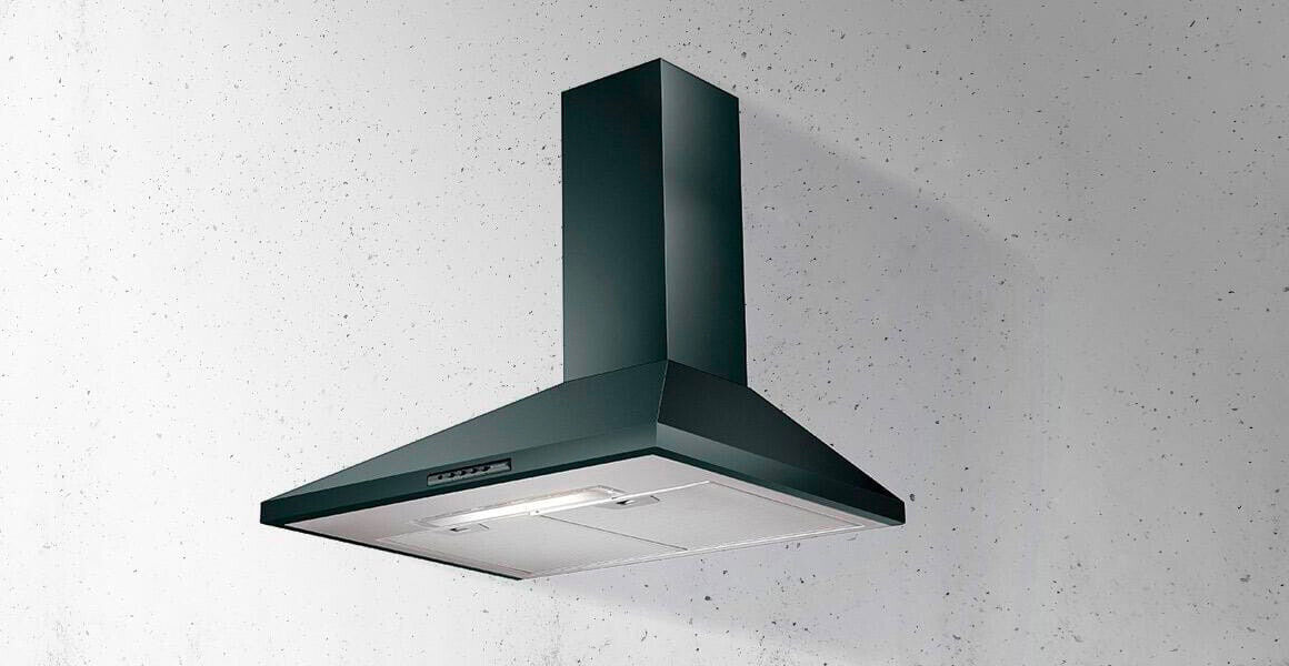 Faber Cappa Cucina Aspirante a Parete 60 cm Nero - VALUE PB PLUS BK A60