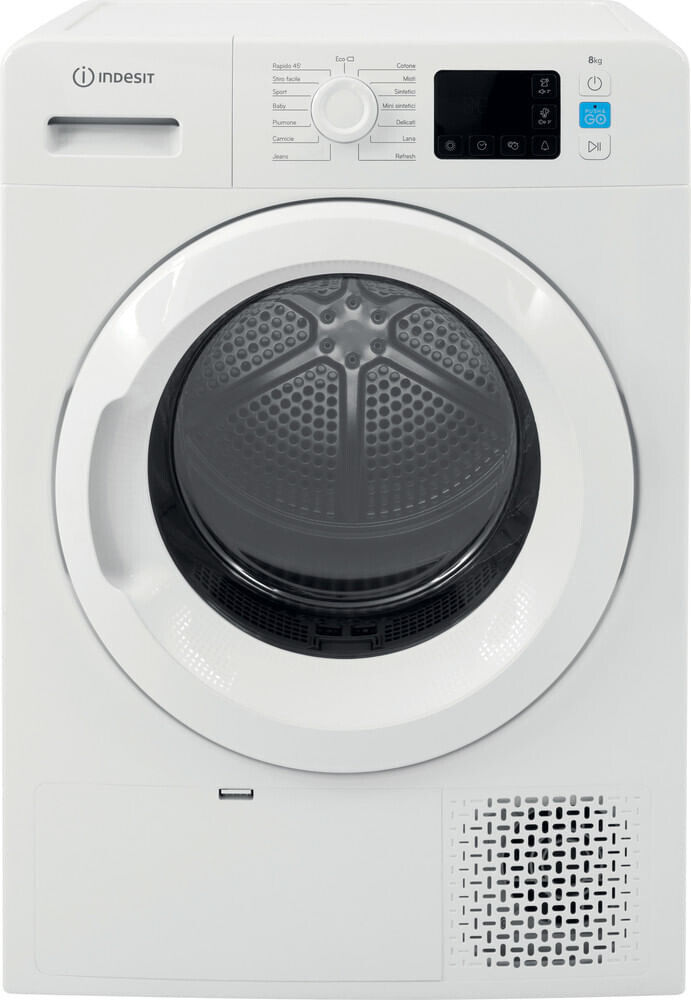 Indesit Asciugatrice a pompa di calore 8 kg Classe A++ 66 cm YT M11 82 X IT R