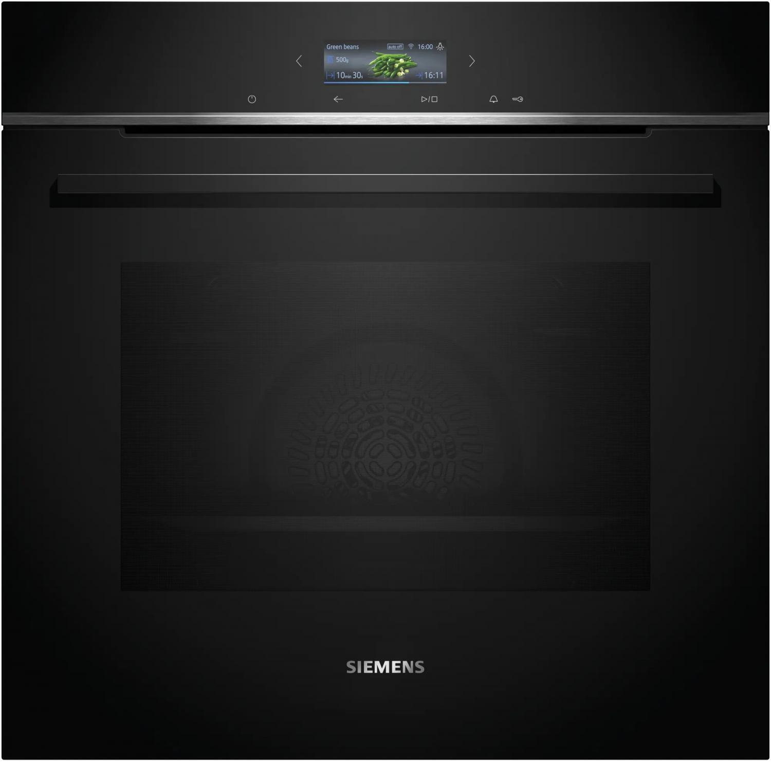 Siemens Forno Elettrico Ventilato da Incasso 71 Lt 60 cm A+ Nero HB774A1B1 iQ700