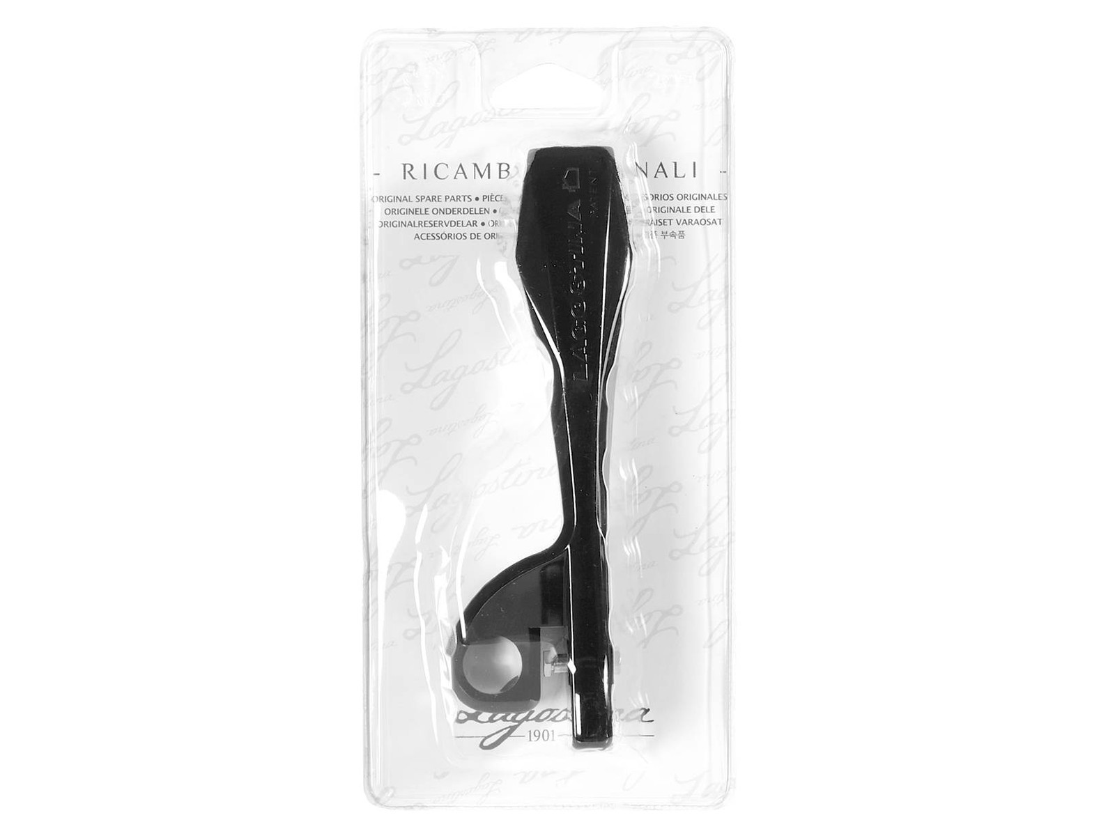 Manico Coperchio Pentola Pressione Lagostina class Nero 6x22x11 Cm