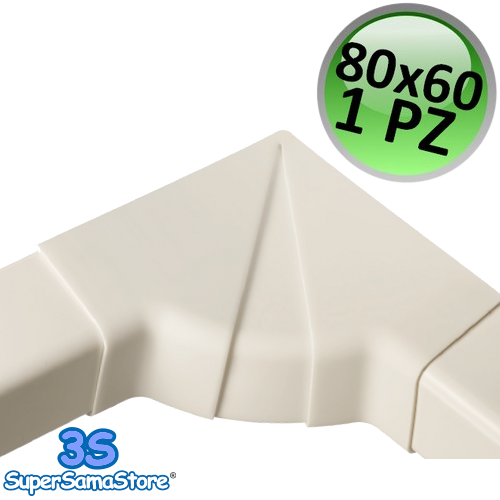 3S ANGOLO INTERNO REGOLABILE 80�-105� X CANALINA 80X60