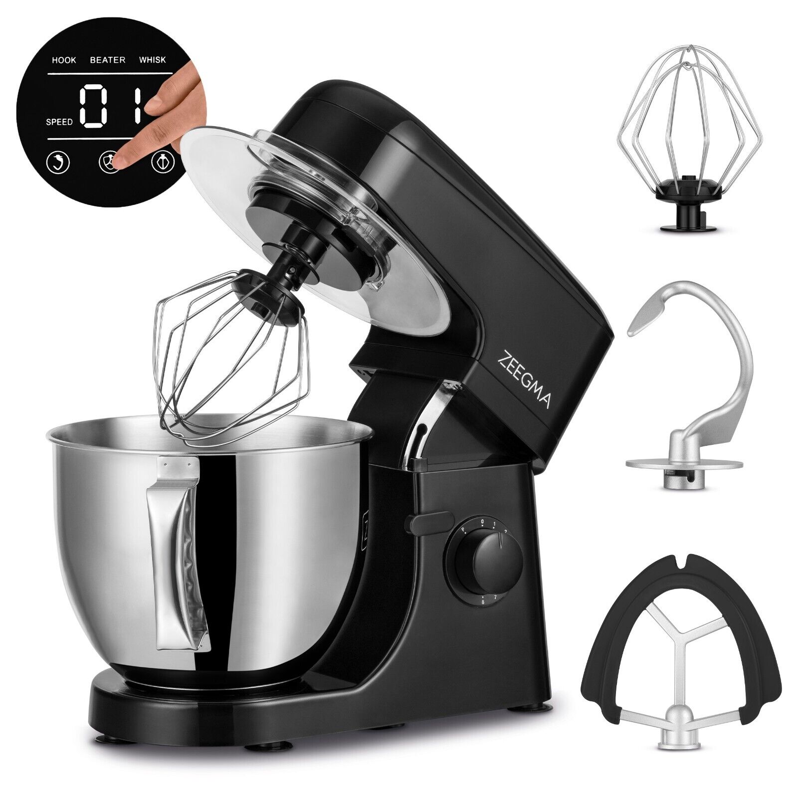 ZEEGMA Robot da cucina Planeet Impastatrice Impastatrice a colonna? Potenza di p