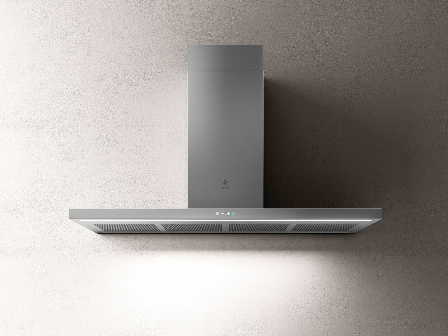 Elica Cappa Cucina Aspirante a Parete 60x42 cm Inox PRF0144970 THIN IX/A/60