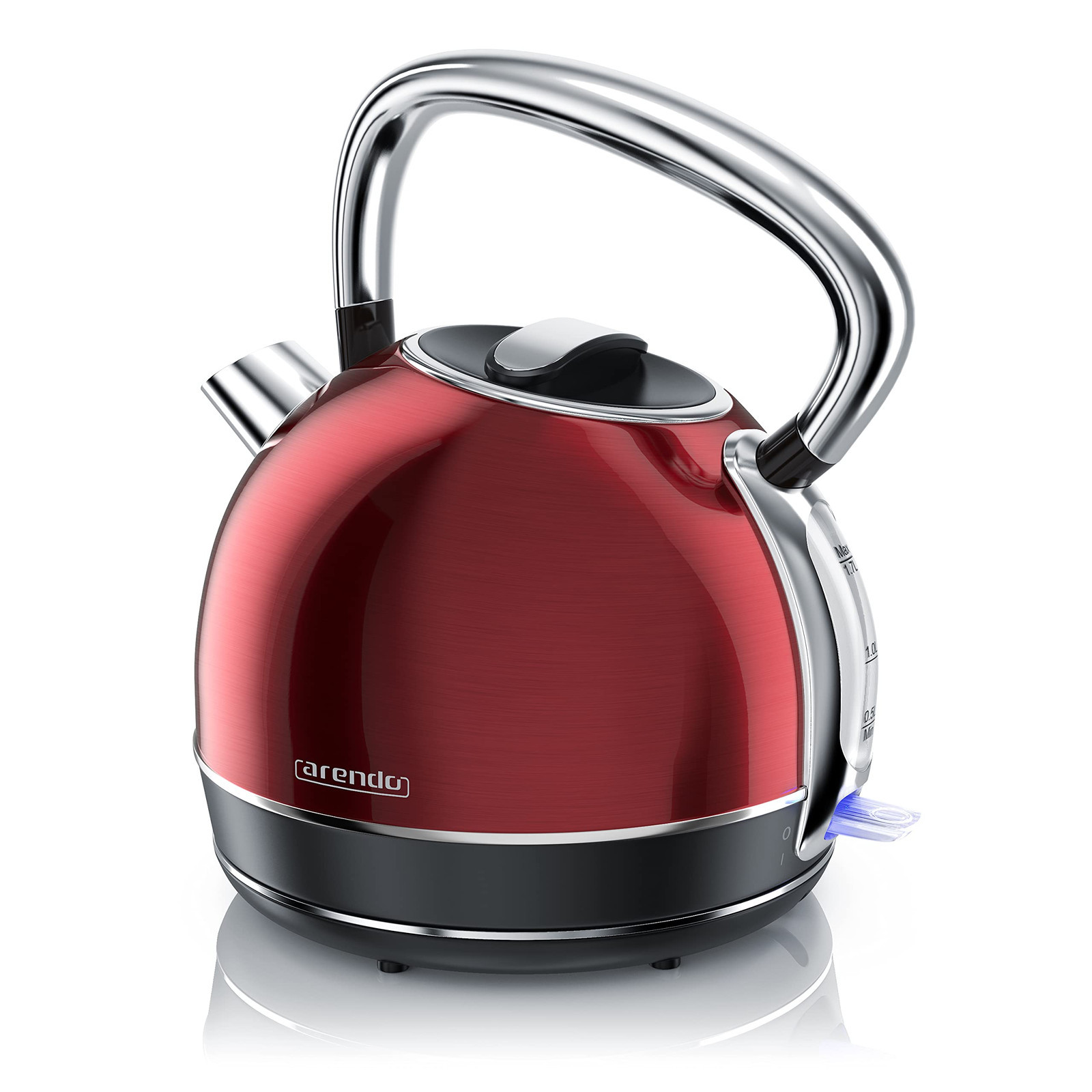 Arendo - Bollitore elettrico vintage in acciaio inox - L'Originale Arendo (h1b)