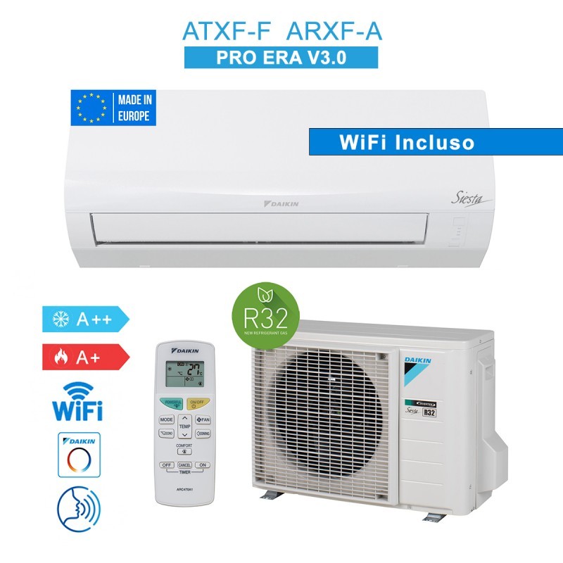 Daikin ATXF60F ARXF60A9 Condizionatore Climatizzatore 21000Btu 6KW WiFi Siesta P
