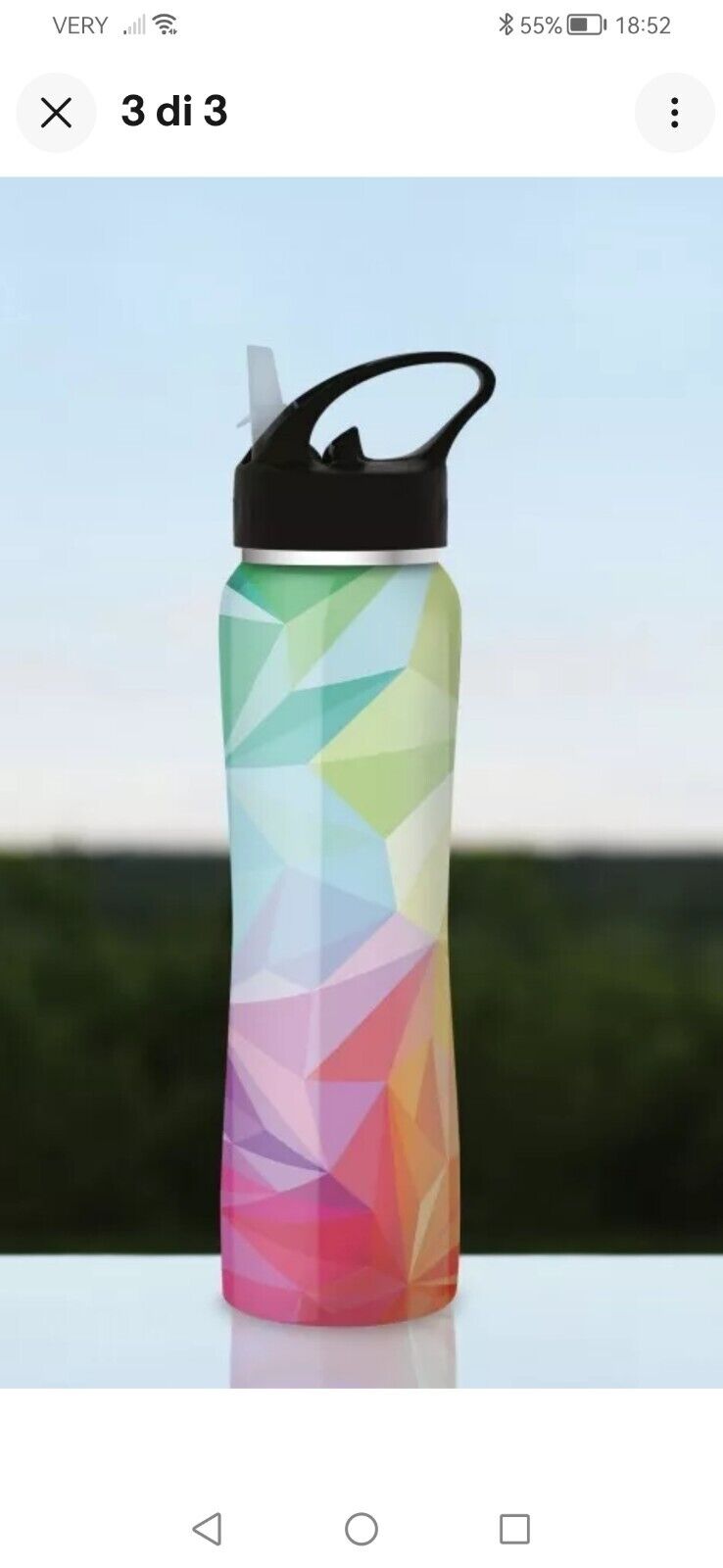 The Steel Bottle TSBMW47GMC Uso quotidiano 500 ml Acciaio Multicolore