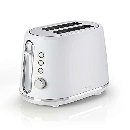 Cuisinart CPT780WE Tostapane 2 Fette con Fessure Extralarge, Acciaio (S6k)