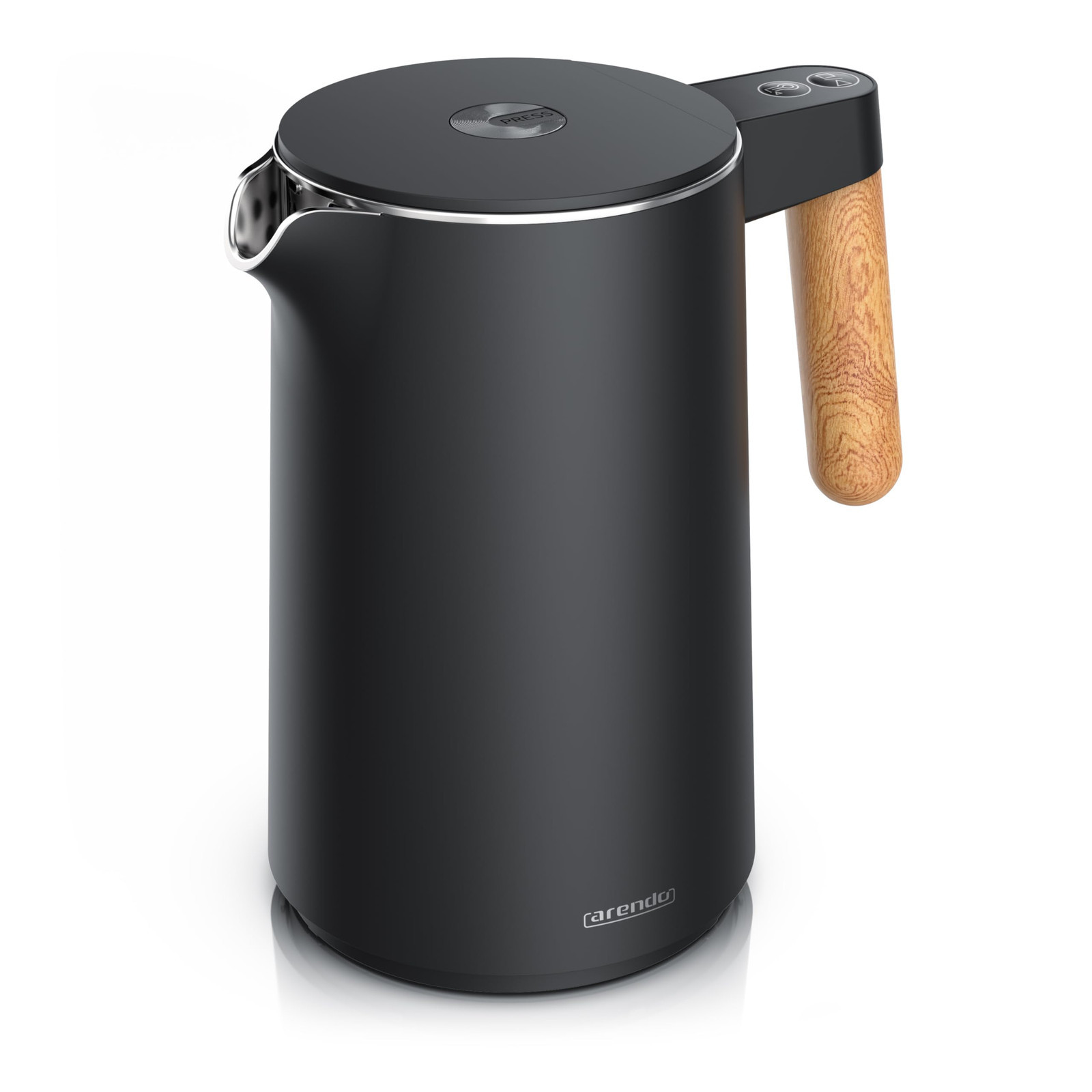 Arendo Wasserkocher mit Temperatureinstellung Bollitore Elettrico, (V4o)