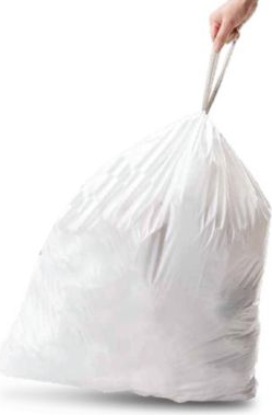 simplehuman CW0175 sacco per rifiuti 60 l bianco (CW0175)