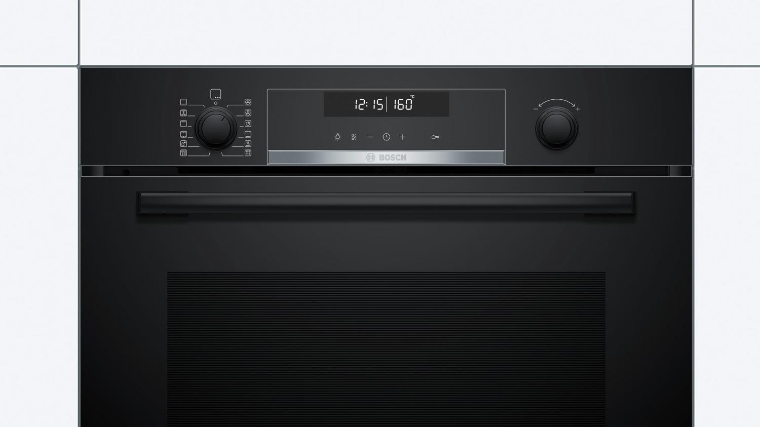 Bosch Forno Elettrico da Incasso Multifunzione 71lt 60cm Classe A Nero HBA578BB0