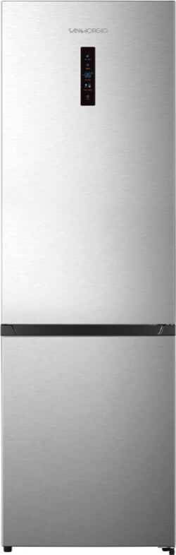SAN GIORGIO Frigorifero Combinato 336 Litri Classe E No Frost Inox SC38NFXDE