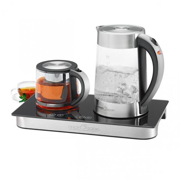 3161873 ProfiCook ProfiCook PC-TKS 1056 bollitore elettrico 1,7 L Nero, Acciaio