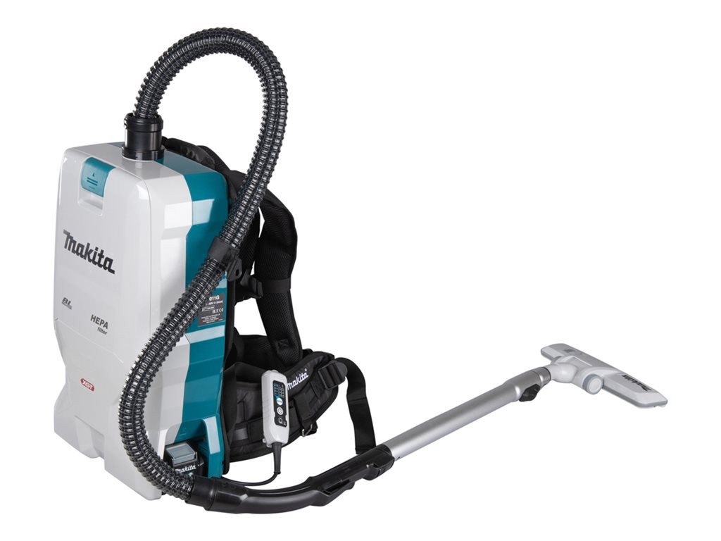 Makita Akku-Rucksackstaubsauger VC011GZ blau/black ohne Akku und Beutel ohne