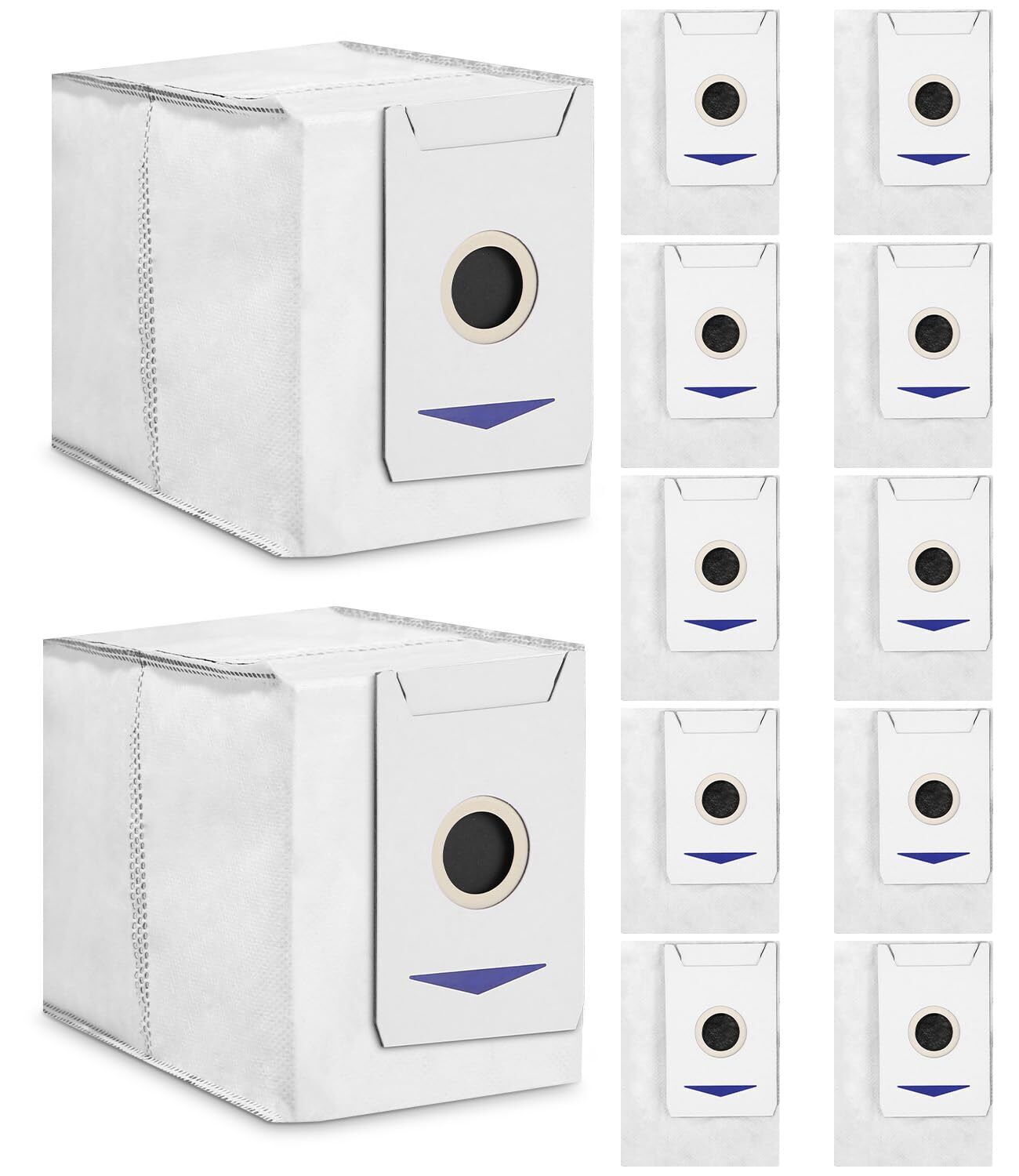 12 Sacchetti Ricambio per Ecovacs T30 Pro Omni&T30 Omni Aspirapolvere,Capacità E