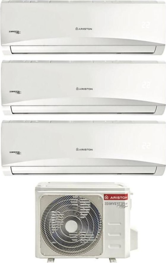 Ariston Climatizzatore 9000 + 9000+ 12000 Btu /h Inverter Trial Split A++/A+ - C