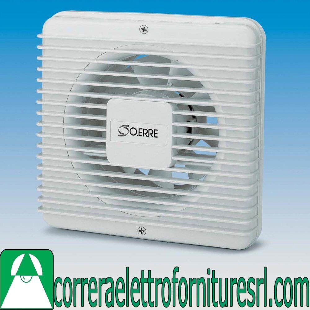Oerre 84700 aspiratore estrattore aria piatto idoneo per bagno diametro foro 80