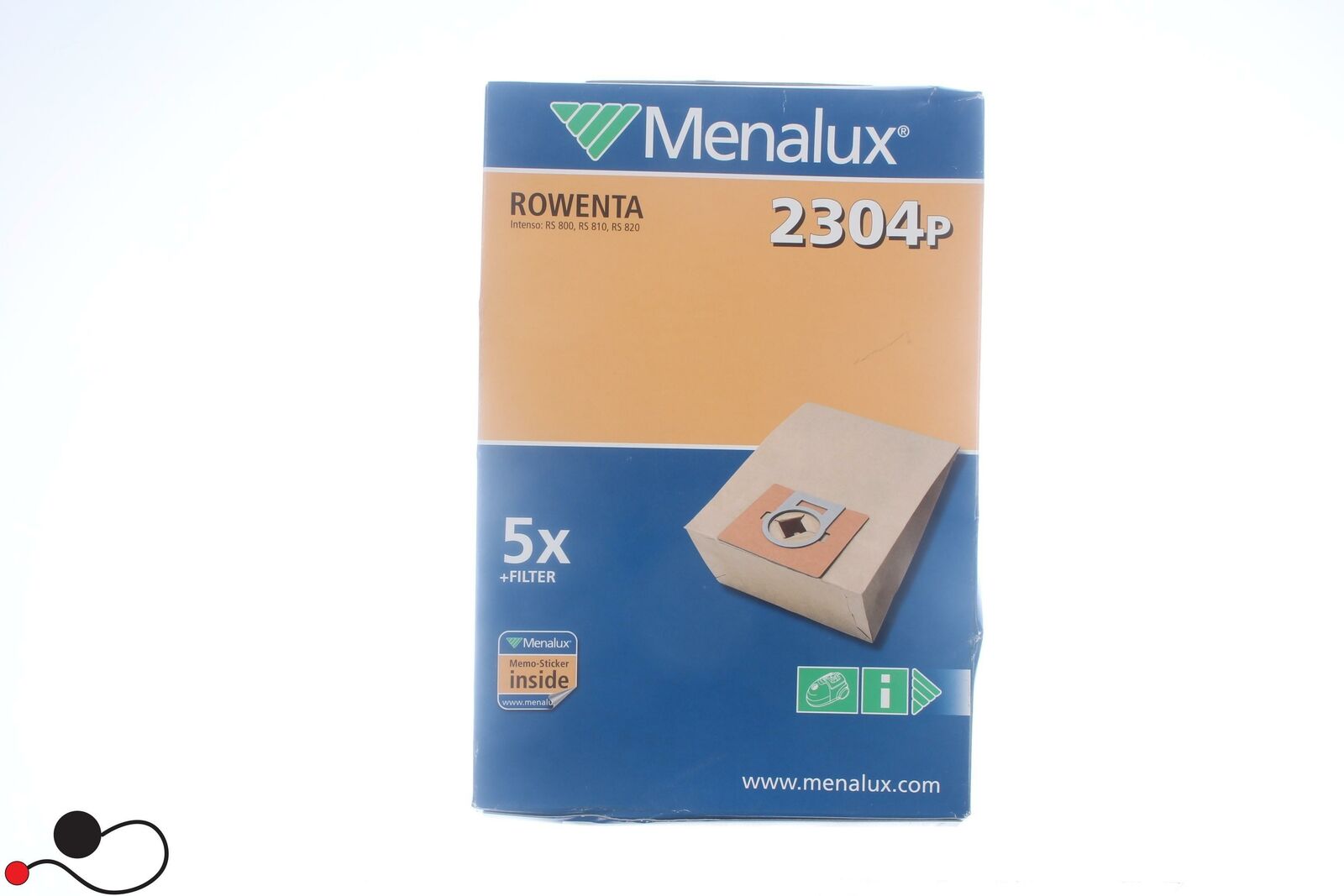 SACCHETTO ASPIRAPOLVERE MENALUX ROWENTA 2304 P 5 PEZZI 900196835
