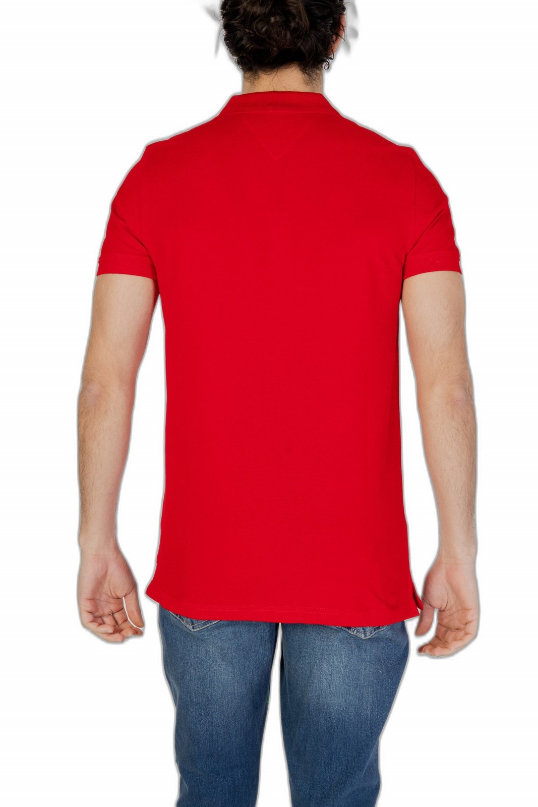 Tommy Hilfiger Jeans Abbigliamento Uomo Polo M Rosso DM0DM18312