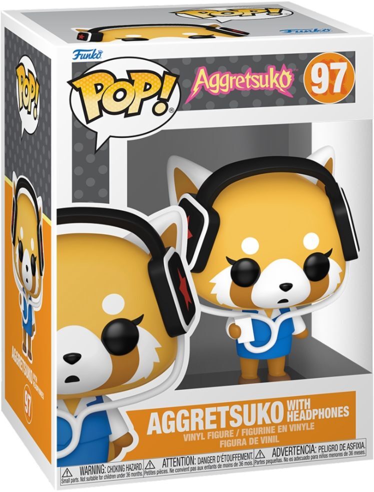 7951750 Merchandising Aggretsuko: Funko Pop! - Aggretsuko With Headphones (Vinyl
