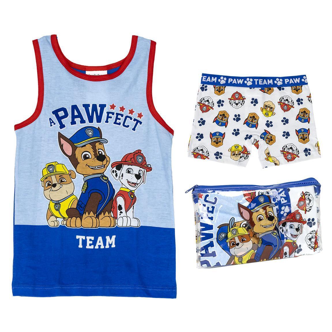 Bracciali Pyjamas Single Jersey Maglietta Paw Patrol BLU - 3 Anni | MASCHIO