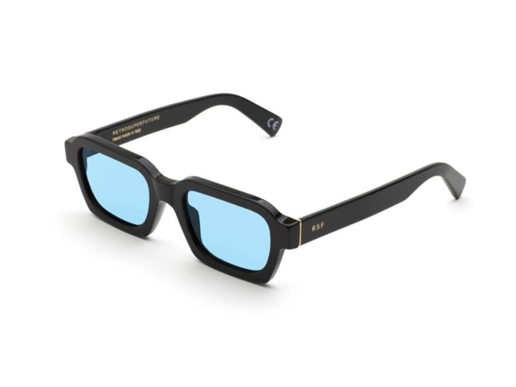 Retrosuperfuture Occhiali da Sole FOE Caro  Azure Nero azzurro Unisex