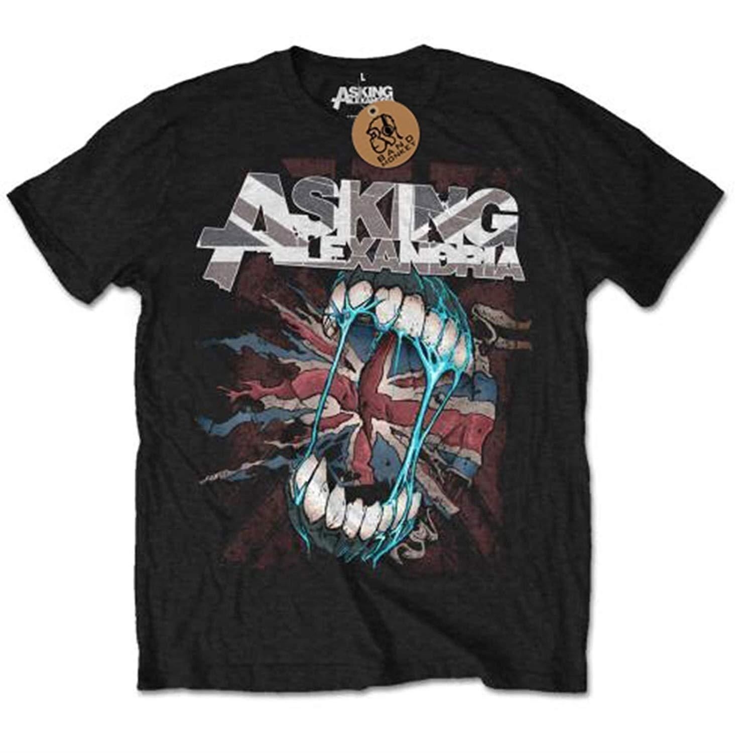 Abbigliamento Asking Alexandria: Rock Off - Flag Eater (T-Shirt Unisex Tg. 2XL)